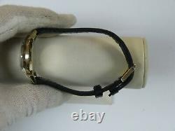 Montre-bracelet homme vintage Lecoultre en or 10 carats rempli à la main