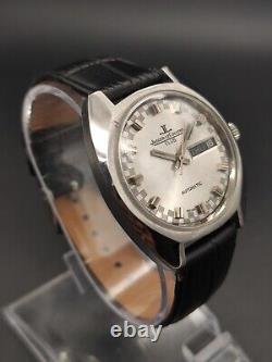 Montre-bracelet pour homme Jaeger Lecoultre Club Vintage automatique avec jour et date, 25 rubis
