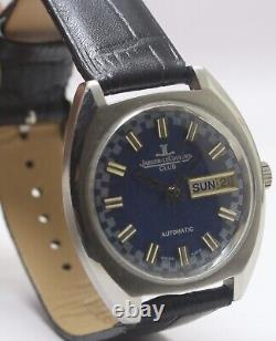 Montre-bracelet pour homme Jaeger Lecoultre Club automatique vintage avec jour et date