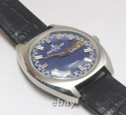 Montre-bracelet pour homme Jaeger Lecoultre Club automatique vintage avec jour et date