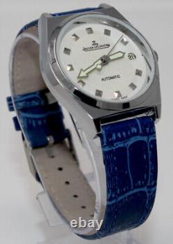 Montre-bracelet pour homme Jaeger Lecoultre automatique vintage avec mouvement suisse à date de 25 J