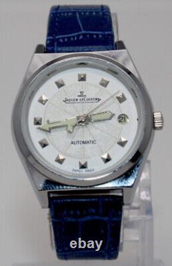 Montre-bracelet pour homme Jaeger Lecoultre automatique vintage avec mouvement suisse à date de 25 J