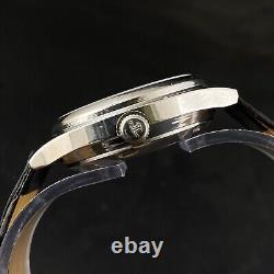 Montre-bracelet pour homme Jaeger automatique Cal1906 avec dateur, fabriquée en Suisse, de style vintage