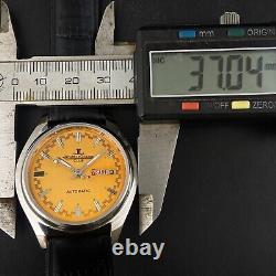 Montre-bracelet pour hommes Vintage Swiss Jaeger Lecoultre Club Automatic Day Date VS12