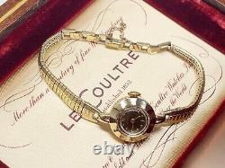 Montre-bracelet suisse vintage pour dames Lecoultre Vacheron Constantin avec boîte et papier