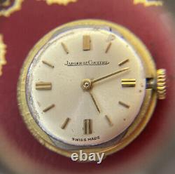 Montre bracelet vintage en or jaune 18 carats pour femme Jaeger LeCoultre antique