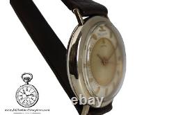 Montre-bracelet vintage pour homme LeCoultre Memovox 17j Swiss Alarm 10k GF Cal. K814