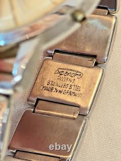 Montre en acier inoxydable VTG Jaeger LeCoultre Memovox