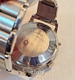 Montre en acier inoxydable VTG Jaeger LeCoultre Memovox