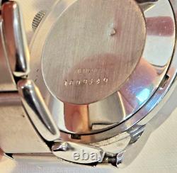 Montre en acier inoxydable VTG Jaeger LeCoultre Memovox