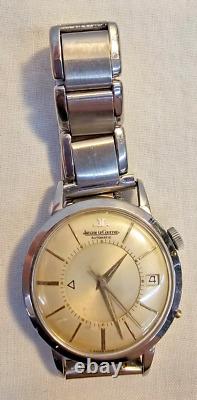 Montre en acier inoxydable VTG Jaeger LeCoultre Memovox