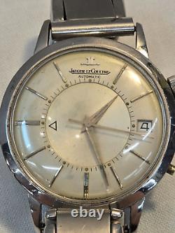 Montre en acier inoxydable VTG Jaeger LeCoultre Memovox