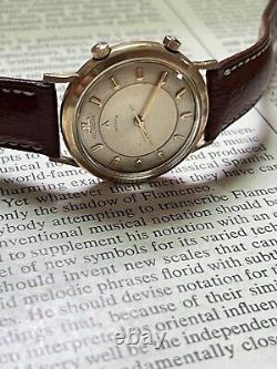 Montre mécanique à remontage manuel Vintage Jaeger LeCoultre Memovox de 34mm