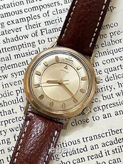 Montre mécanique à remontage manuel Vintage Jaeger LeCoultre Memovox de 34mm