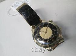 Montre pour homme vintage LeCoultre en or rempli 10 carats, non fonctionnelle, 17 rubis, alarme #4.