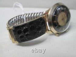 Montre pour homme vintage LeCoultre en or rempli 10 carats, non fonctionnelle, 17 rubis, alarme #4.