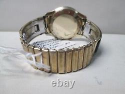 Montre pour homme vintage LeCoultre en or rempli 10 carats, non fonctionnelle, 17 rubis, alarme #4.