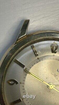 Montre vintage pour homme LeCoultre Memovox Alarm Bumper automatique en or rempli de luxe