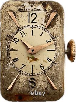 Mouvement de montre-bracelet mécanique pour dames Vintage Jaeger LeCoultre 407/2 à réparer