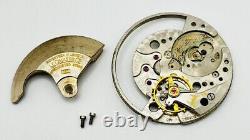 Plaque principale de la montre Vintage LeCoultre Futurematic Bumper 497 et autres pièces pour réparation