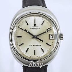 Rare Vintage Jaeger Lecoultre Master-quartz 23301-42 Date Authentique Fonctionnel