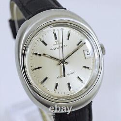 Rare Vintage Jaeger Lecoultre Master-quartz 23301-42 Date Authentique Fonctionnel