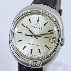 Rare Vintage Jaeger Lecoultre Master-quartz 23301-42 Date Authentique Fonctionnel