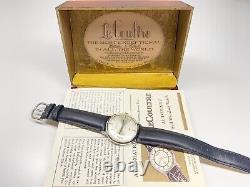 Rare Vintage K813 Lecoultre Automatique Montre-bracelet Avec Boîte Et Papier