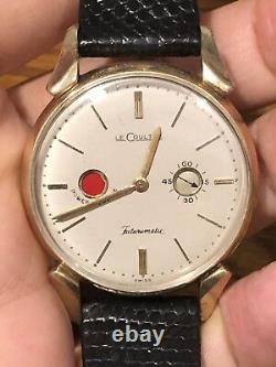 Très Rare Vintage Lecoultre 817 Porthole Homme Watch=run