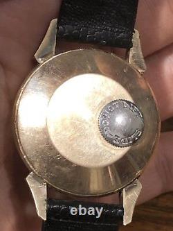 Très Rare Vintage Lecoultre 817 Porthole Homme Watch=run