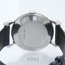 Une montre Jaeger-LeCoultre en acier inoxydable tropicale rare et inhabituelle de 32mm à remontage manuel