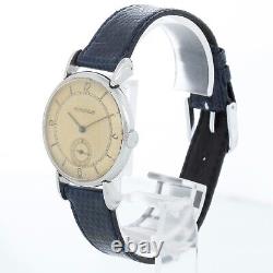 Une montre Jaeger-LeCoultre en acier inoxydable tropicale rare et inhabituelle de 32mm à remontage manuel