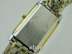 VTG Jaeger LeCoultre Reverso Classique Montre-Bracelet en Or 18K et Acier à Quartz