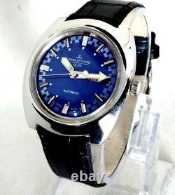 Vintage Jaeger Lecoultre Club Automatic 17 Jewels Day-date Wrist Watch Pour Hommes
