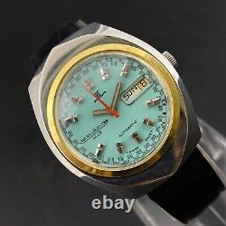 Vintage Jaeger Lecoultre Club Automatic Day Date Wrist Watch F11 Pour Hommes