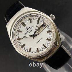 Vintage Jaeger Lecoultre Club Automatic Day Date Wrist Watch F1 Pour Hommes