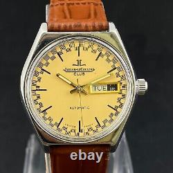 Vintage Jaeger Lecoultre Club Automatic Day Date Wrist Watch Pour Hommes Sa29