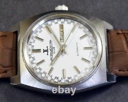 Vintage Jaeger Lecoultre Club Automatique As1916 Swiss Made Mens Wrist Watch Am049