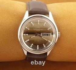 Vintage Jaeger Lecoultre Club Suisse Automatique Hommes Travail Wrist Watch 37mm R1150