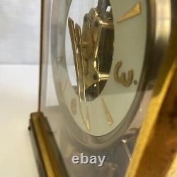 Vtg LeCoultre ATMOS 526-5 Horloge à mouvement perpétuel suisse & Boîte/Étui Lire la description